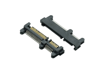 SATA 7+15P 夹角公座